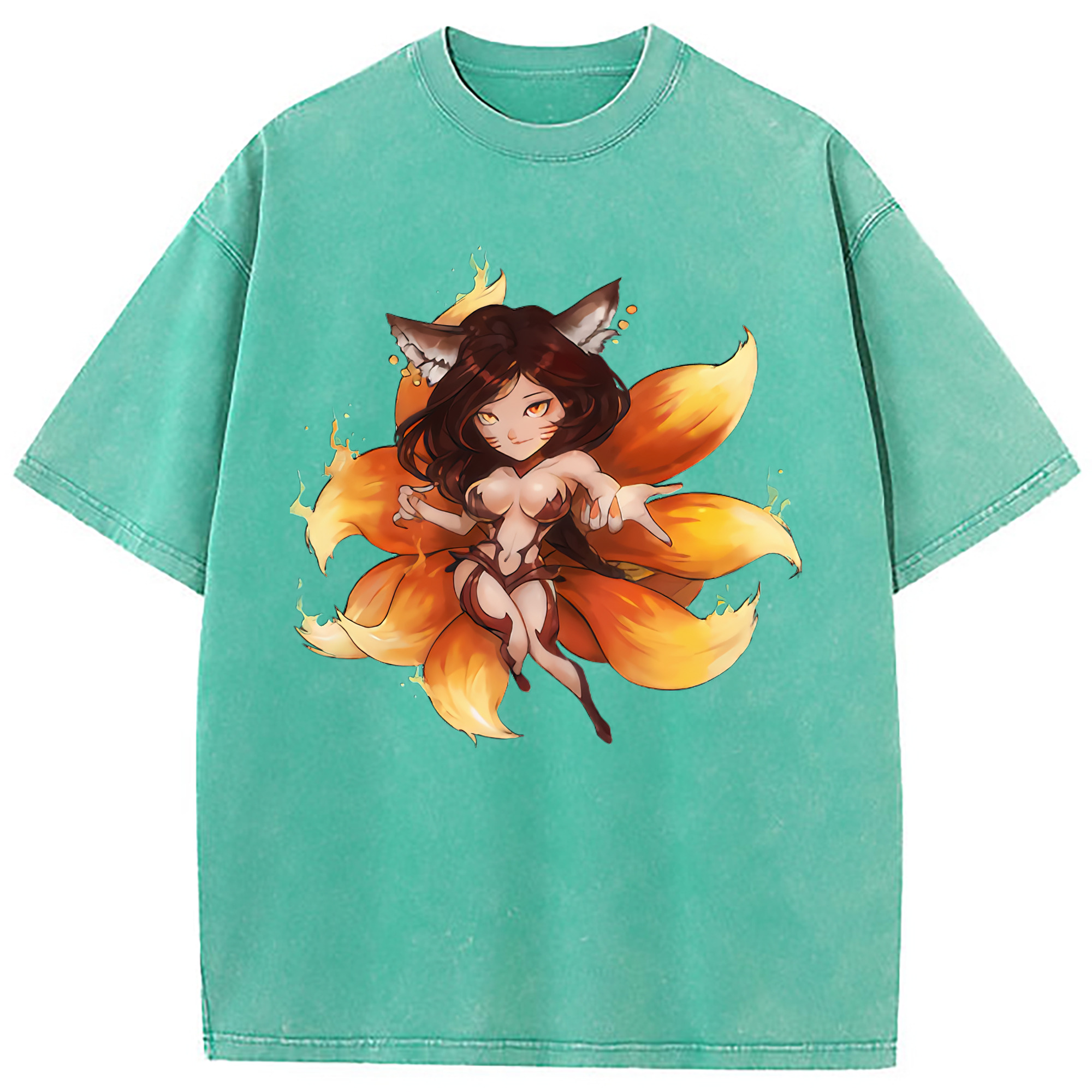 （画像用） リーグ・オブ・レジェンド League of Legends LOL 綿100% ヴィンテージ風 半袖Tシャツ（フロントプリント）
